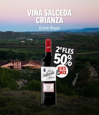 Vi&ntilde;a Salceda Crianza 2e 50% korting! Echte rioja.